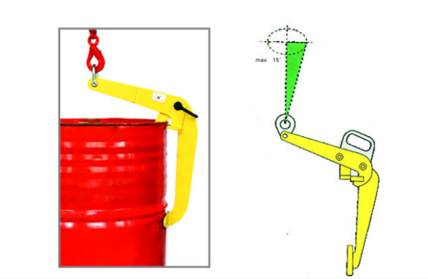 油桶钳用于油桶吊运